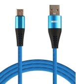 Кабель USB - type C синий 1,0м WIIIX CB725-UTC-10BU