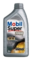 Масло Mobil  5W40 CF Super 3000 X1 Diesel, 1л син.