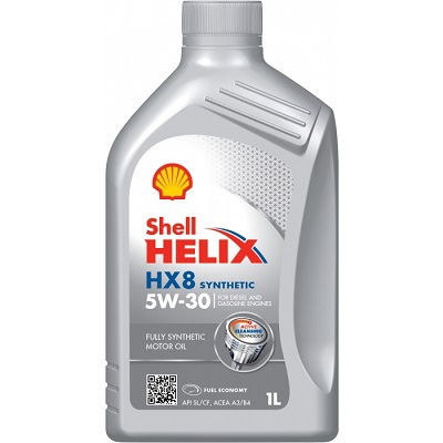 Масло Shell  5W30 SN/CF Helix HX8, 1л син.