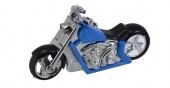 Горелка газовая перезаправляемая синяя мотоцикл