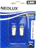 Лампа W2.1x9.5d (led) Neolux 6000K 2шт.
