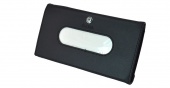 Диспенсор для салфеток Skoda черный на солнцезащитный козырек тонкий