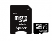 MicroSD 16GB 10 Class +адаптер Apacer UHS-I