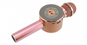 Микрофон-караоке WS668 розовое золото