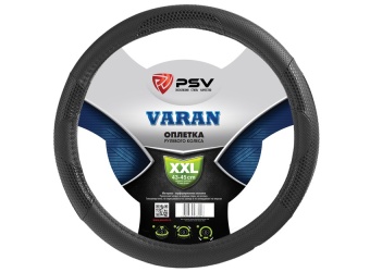 Оплётка на руль черная PSV Varan "L"