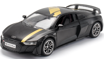 Модель Audi R8 V10 Plus М1:32 черная