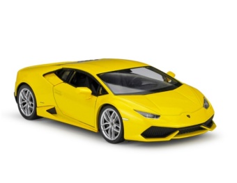 Модель Lamborghini Huracan М1:24 желтая