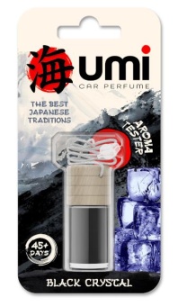 Ароматизатор подвесной жидкий Umi (черный лед)