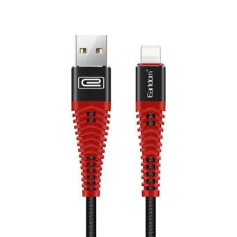 Кабель USB - microUSB красный 2,0А 1,0м Earldom EC-076M