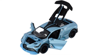 Модель Bugatti Divo М1:32 голубая