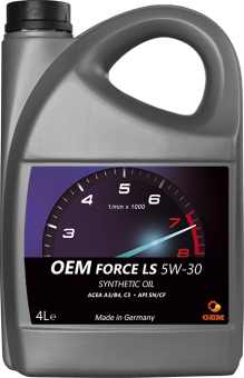 Масло OEM Force  5W30 SM/CF LS, 4л син.