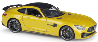 Модель MB GTR AMG М1:24 желтая