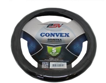 Оплетка на руль черная PSV Convex "S"
