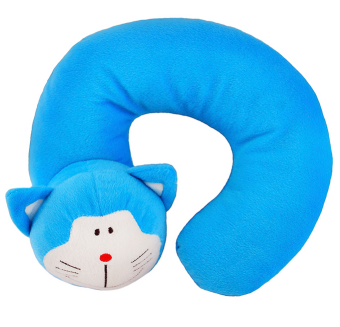 Подушка под шею "Котик Синий"