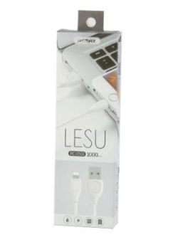 Кабель USB - Apple Lightning белый 1,0м Remax RC-050I