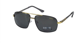 Очки BMW 701 черно-золотистая оправа