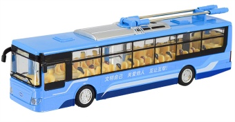 Модель троллейбуса М1:32 синяя