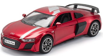 Модель Audi R8 V10 Plus М1:32 красная